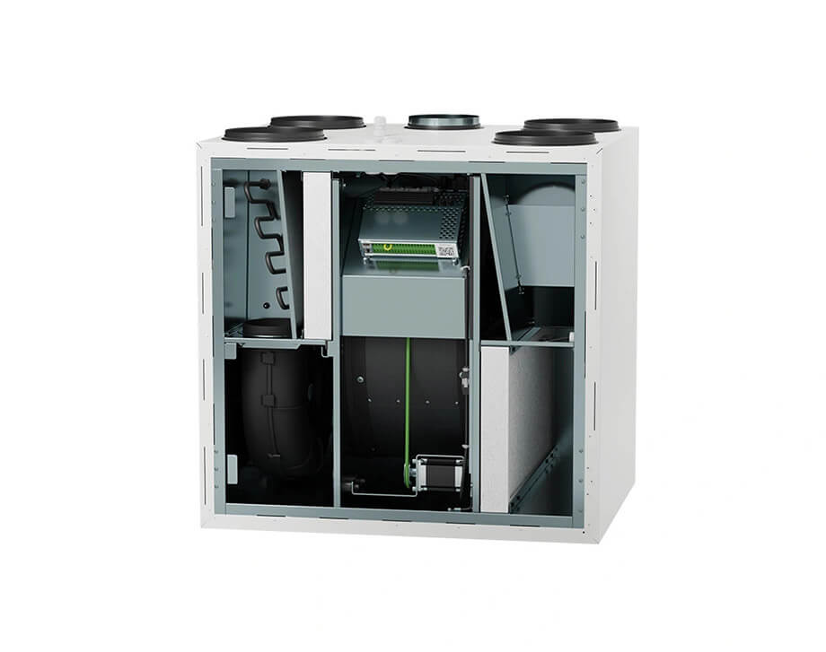 Centralizuota šilumos atgavimo sistema KOMFOVENT Domekt R 450 V C6M